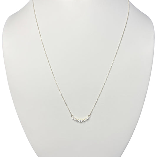 Minimal Gold Chain with Zirconia Detail (10K)