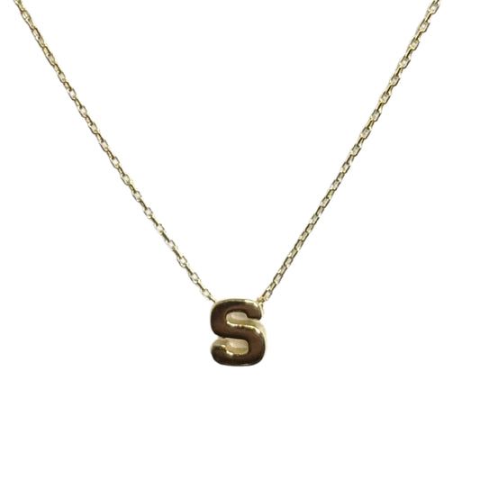 Initial Letter Pendant Necklace